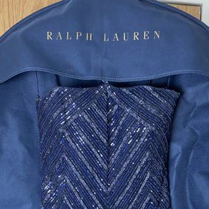 Glitter Mid-Length Dress Ralph Lauren Purple Label